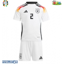 Tyskland Antonio Rudiger #2 Hjemmedraktsett Barn EM 2024 Kortermet (+ Korte bukser)